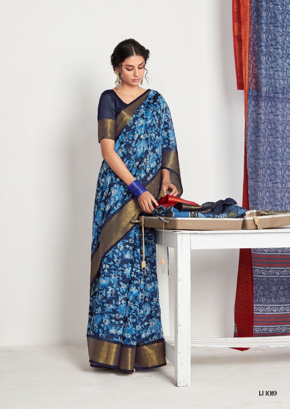 Indigo By Sr 1011 To 1020 Daily Wear Sarees Catalog
